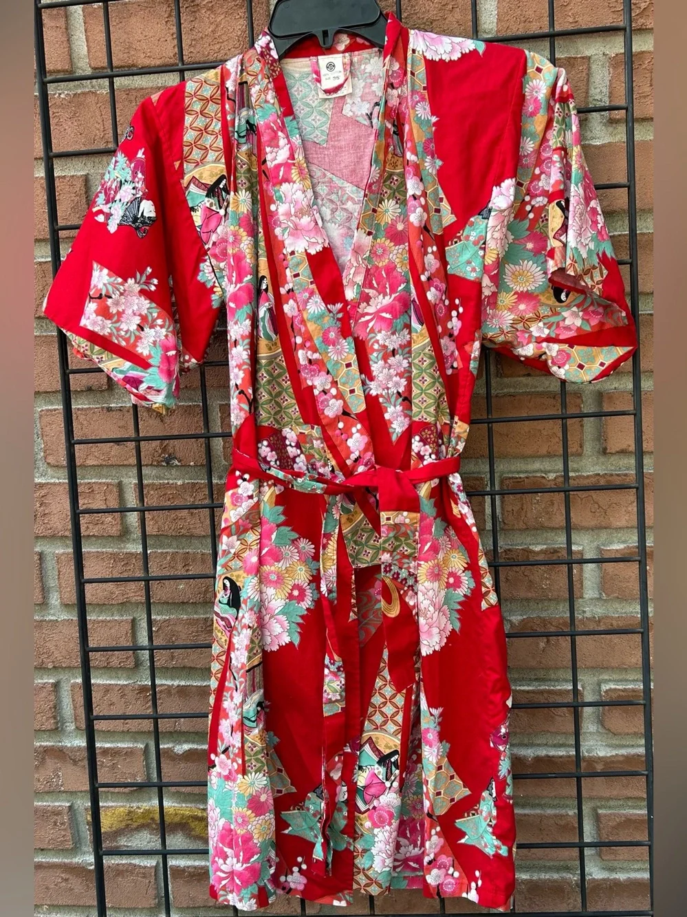 Vintage Sakurai Shoji 100% Cotton Japanese Yukata Robe